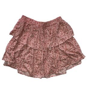 NWT Cotton Candy LA Floral Tiered Skirt Size S